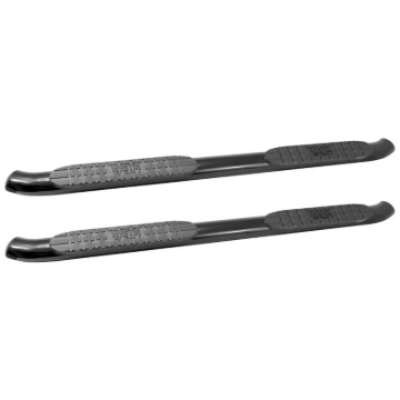 Picture of Westin 2014-2018 Chevrolet/GMC Silverado Sierra 1500 Dbl Cab PRO TRAXX 4 Oval Nerf Step Bars - Black