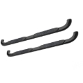 Picture of Westin 2014-2018 Chevy Silverado 1500 Dbl Cab (Body Mount) Platinum 4 Oval Nerf Step Bars - Black