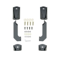 Picture of Westin 2014-2018 Chevy Silverado 1500 Dbl Cab (Body Mount) Platinum 4 Oval Nerf Step Bars - SS