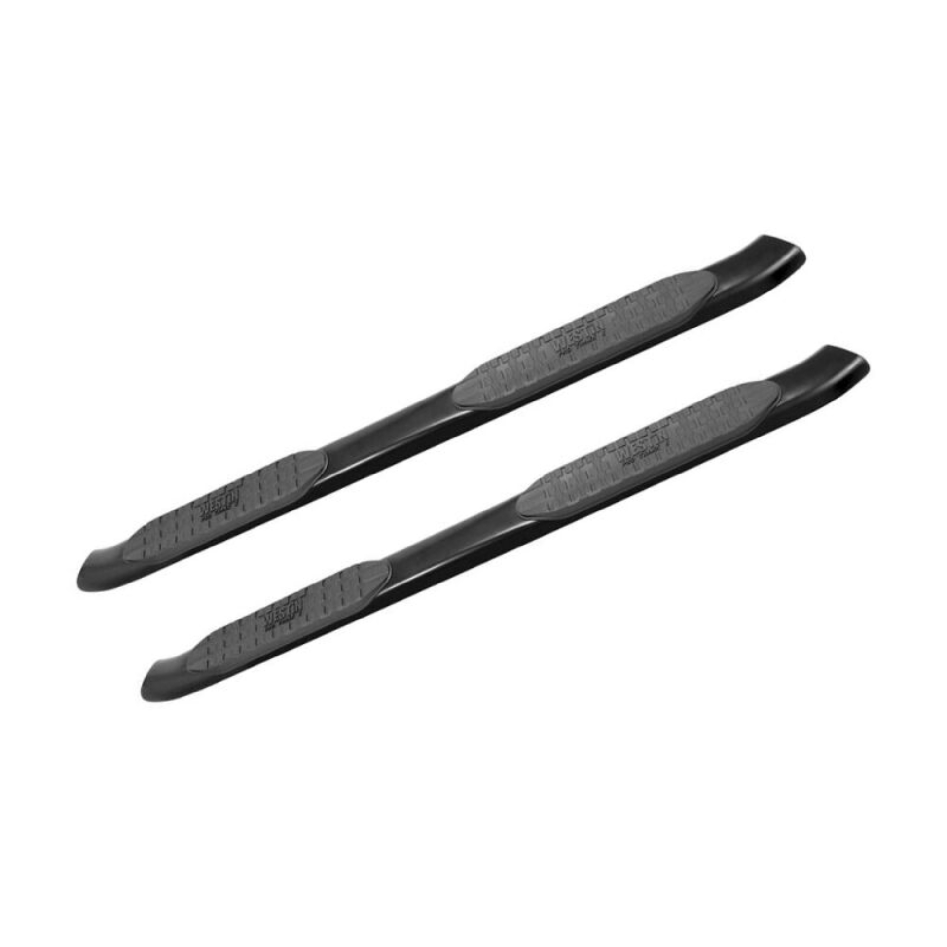 Picture of Westin 2009-2014 Ford F-150 SuperCab PRO TRAXX 5 Oval Nerf Step Bars - Black