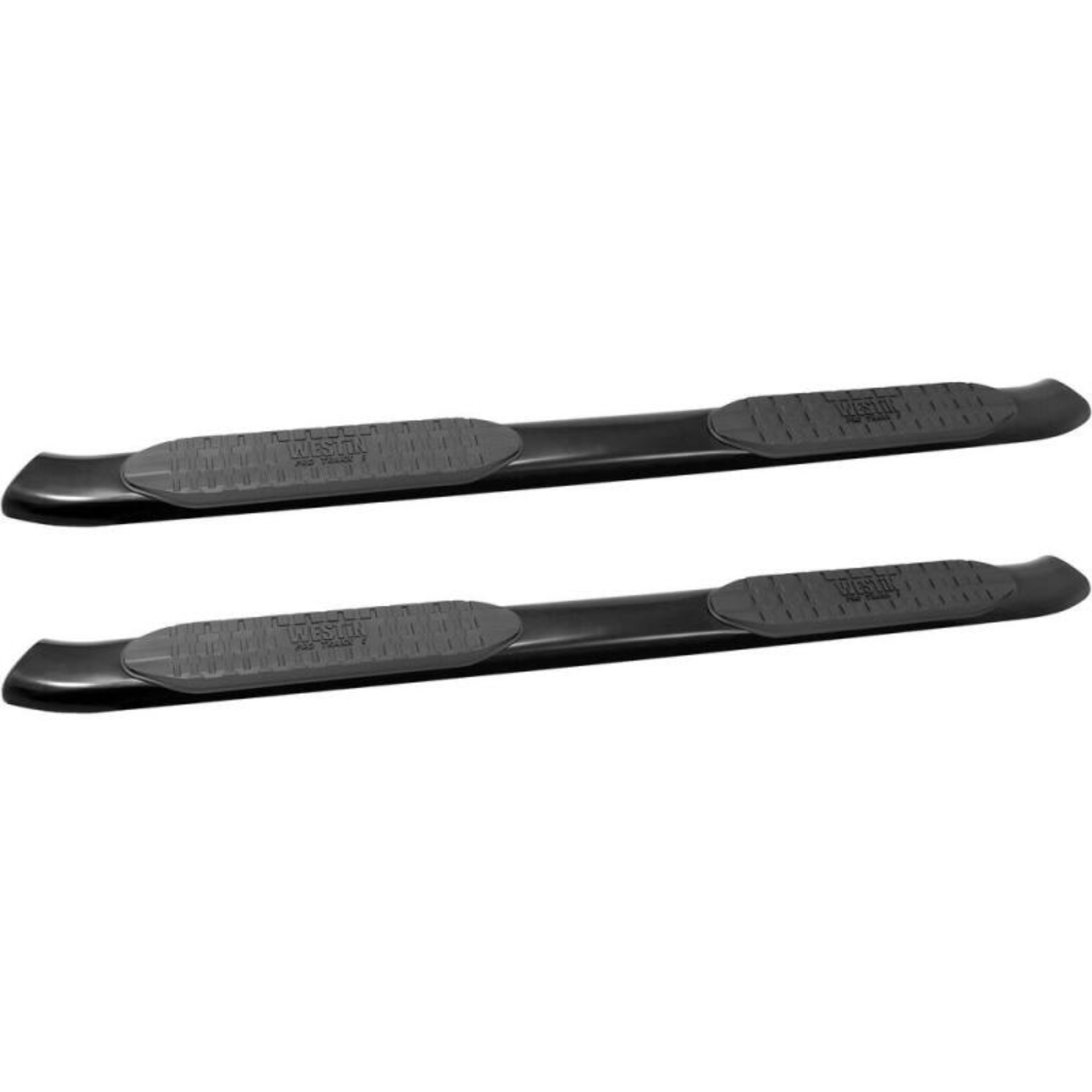 Picture of Westin 2014-2018 Chevrolet/GMC Silverado Sierra 1500 Dbl Cab PRO TRAXX 5 Oval Nerf Step Bars - Black