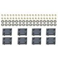 Picture of Westin 2002-2008 Dodge Ram Reg Cab 1500 Premier Oval Nerf Step Bar Mount Kit - Black
