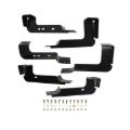 Picture of Westin 2004-2013 Chevy Silverado 1500 Crew Cab Premier Oval Nerf Step Bar Mount Kit - Black