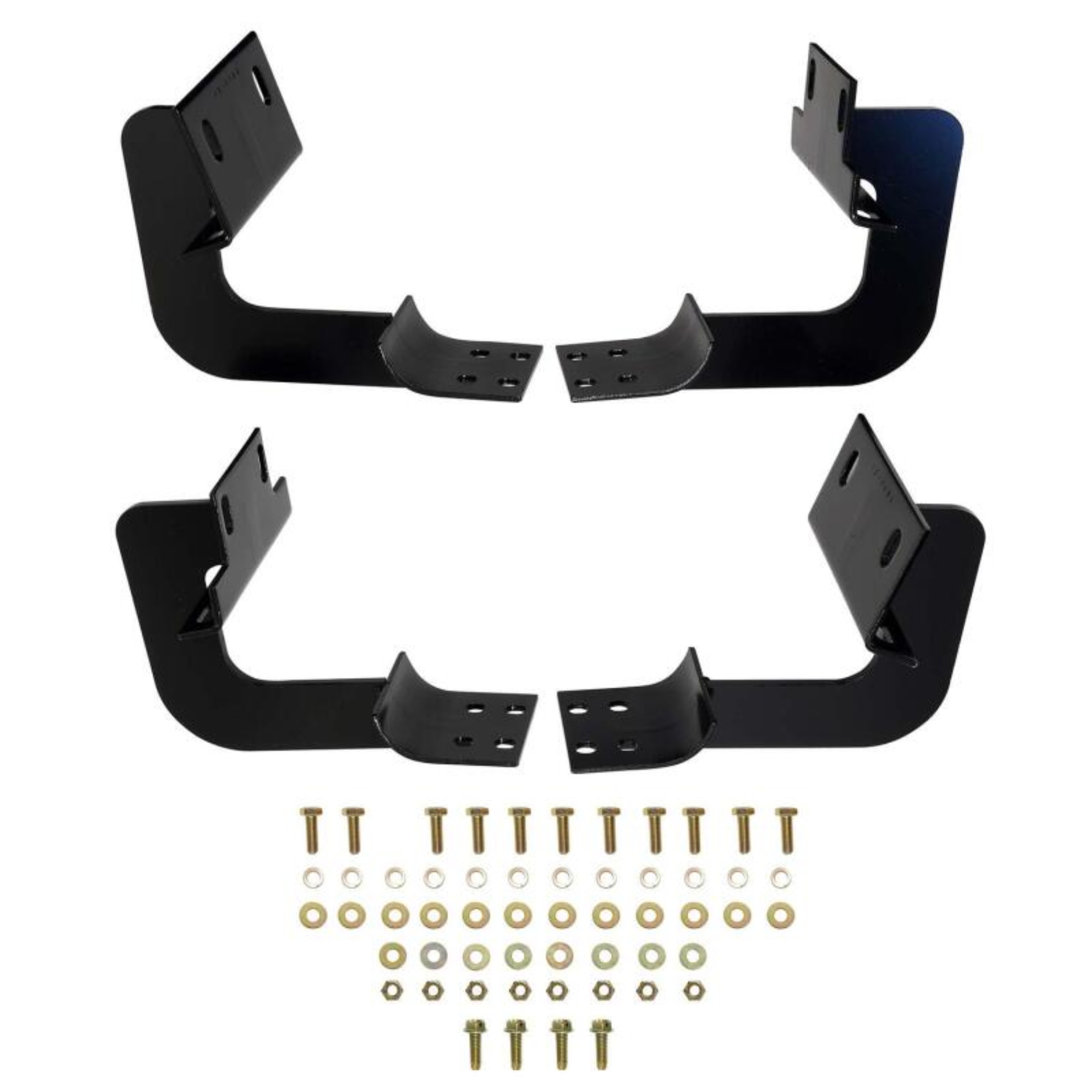 Picture of Westin 2007-2014 Ford Expedition EL Premier Oval Nerf Step Bar Mount Kit - Black