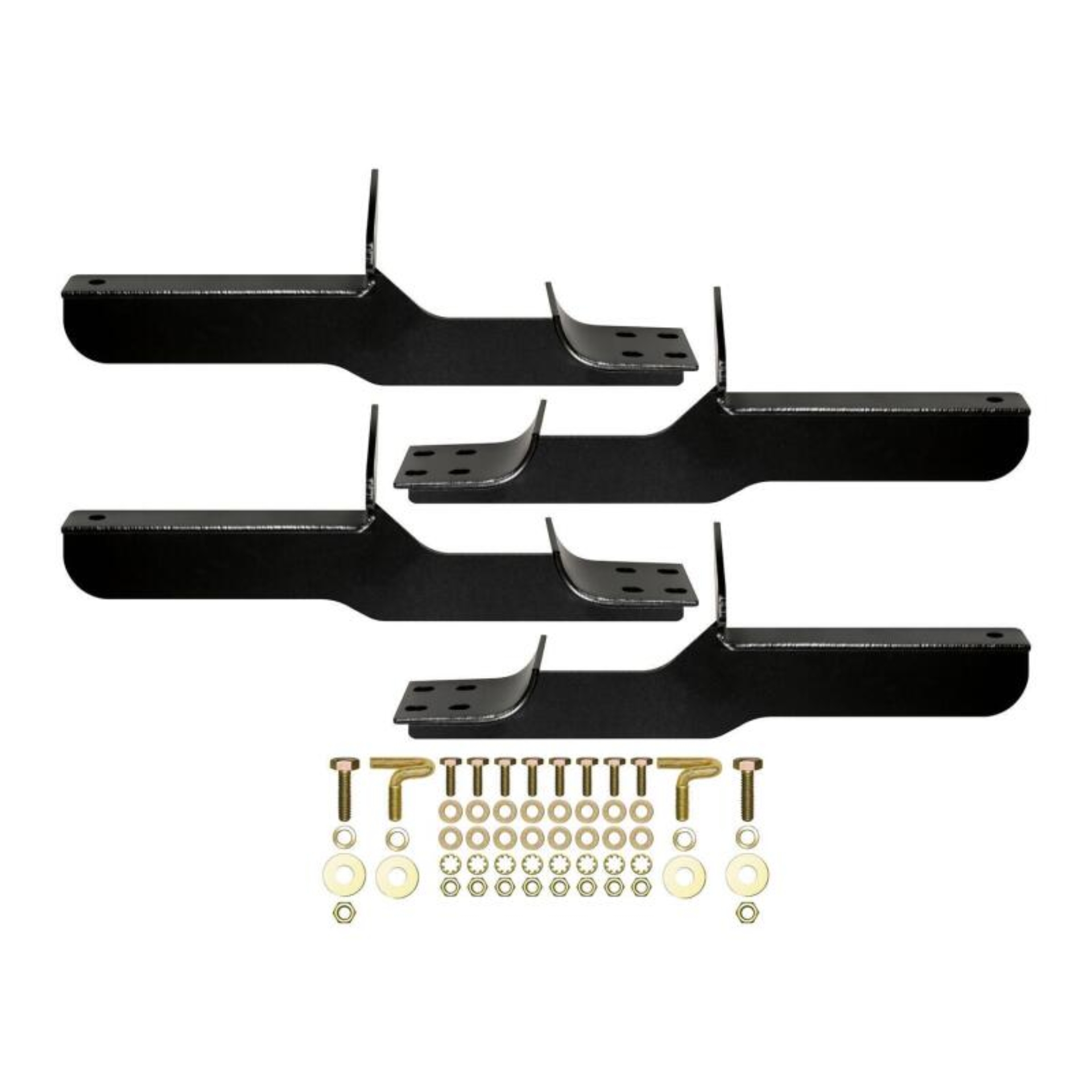 Picture of Westin 2011-2018 Dodge/Jeep Durango Premier Oval Nerf Step Bar Mount Kit - Black