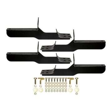 Picture of Westin 2011-2018 Dodge/Jeep Durango Premier Oval Nerf Step Bar Mount Kit - Black