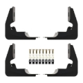 Picture of Westin 2014-2018 Chevy Silverado 1500 Reg Cab Premier Oval Nerf Step Bar Mount Kit - Black