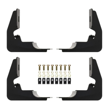 Picture of Westin 2014-2018 Chevy Silverado 1500 Reg Cab Premier Oval Nerf Step Bar Mount Kit - Black