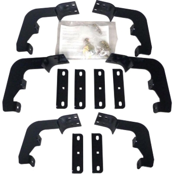 Picture of Westin 2015-2018 Chevrolet/GMC Colorado/Canyon Crew Cab Premier Oval Nerf Step Bar Mount Kit - Black