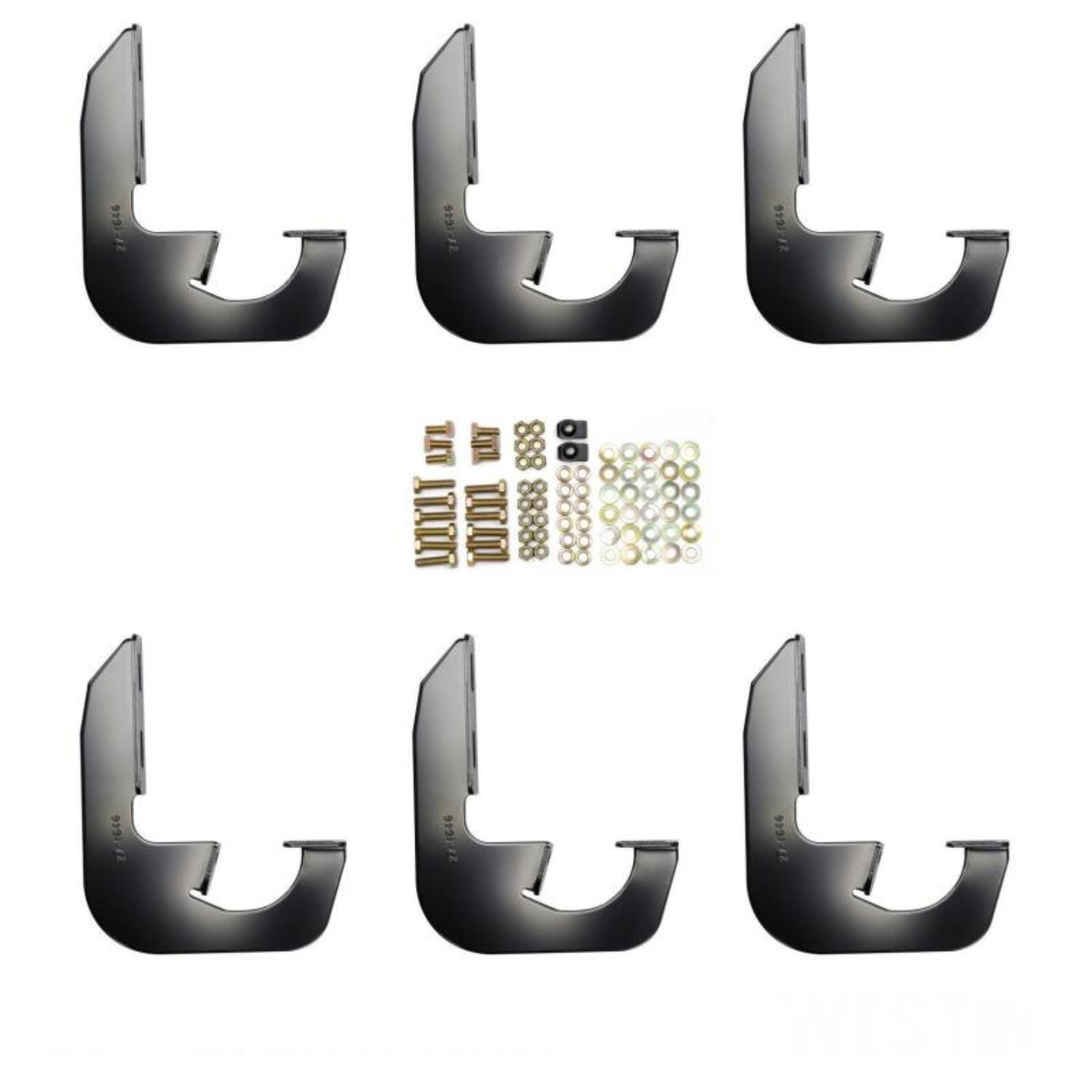 Picture of Westin 2004-2010 Dodge/Chrysler Durango Running Board Mount Kit - Black