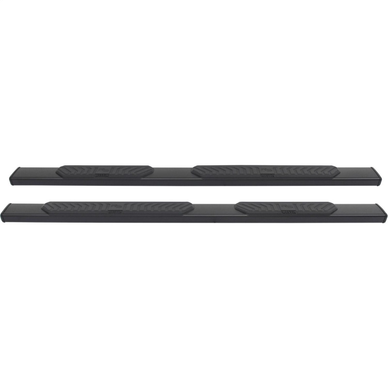 Picture of Westin 2007-2018 Chevy Silverado 1500/2500/3500 Ext/Dbl Cab R5 Nerf Step Bars - Black