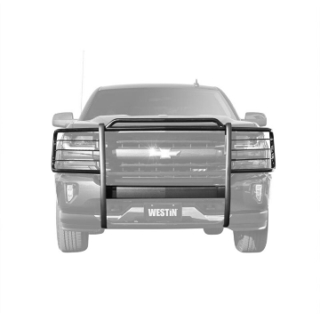 Picture of Westin 2007-2013 Chevrolet Silverado 1500LD Sportsman Grille Guard - Black