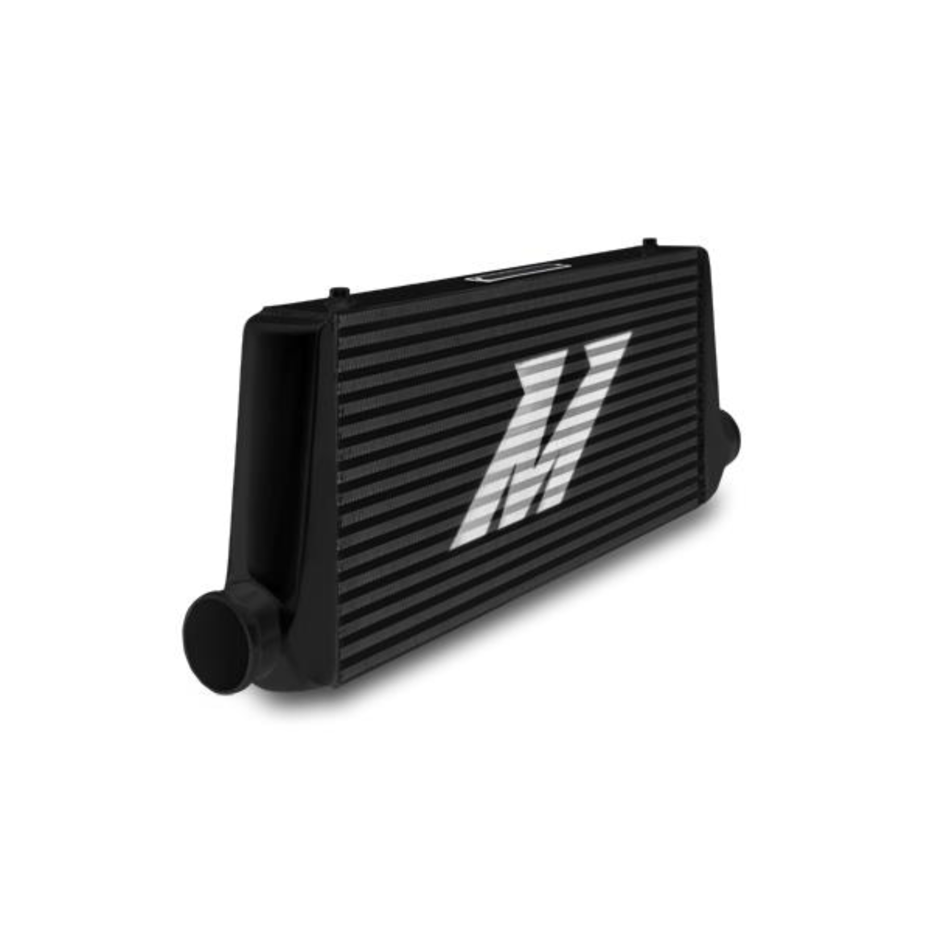 Picture of Mishimoto Universal Black R Line Intercooler Overall Size: 31x12x4 Core Size: 24x12x4 Inlet / Outlet