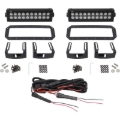Picture of Westin HDX Flush Mount B-FORCE LED Light Kit (Set of 2) w/wiring harness - Black