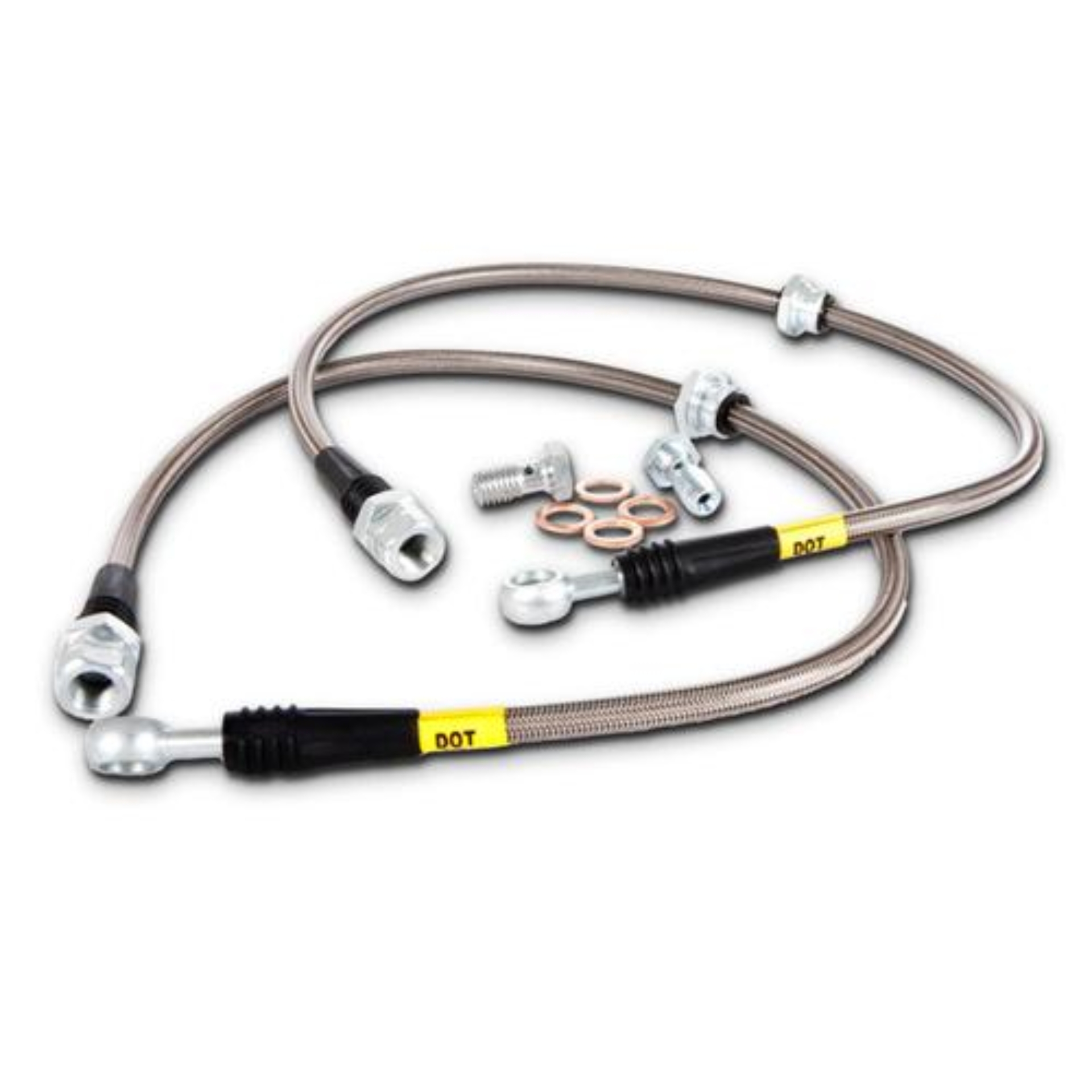 Picture of StopTech 02-08 Audi A4 Quattro Rear Stainless Steel Brake Line Kit