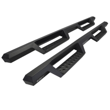 Picture of Westin/HDX 07-18 Chevy/GMC Silv/Sierra 15/25/3500 Crew Cab Drop Nerf Step Bars - Textured Black