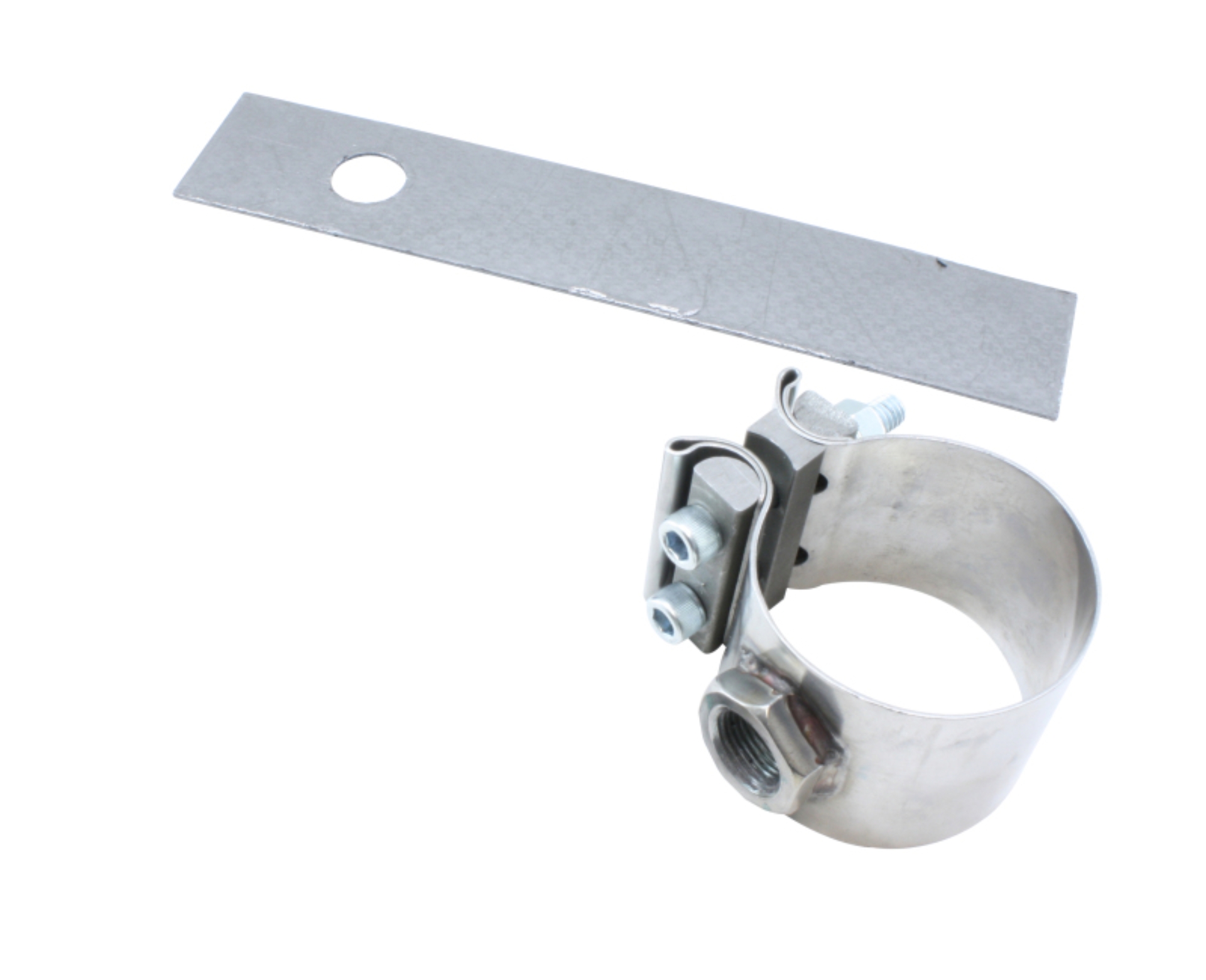 Picture of AEM No-Weld O2 Sensor Mount for 2.25 to 2.5 inch Diameter Pipe