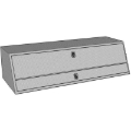 Picture of Westin/Brute Contractor TopSider 48in w/ Doors - Aluminum