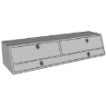 Picture of Westin/Brute Contractor TopSider 96in w/ Doors - Aluminum