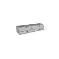 Picture of Westin/Brute Contractor TopSider 90in w/ Doors - Aluminum