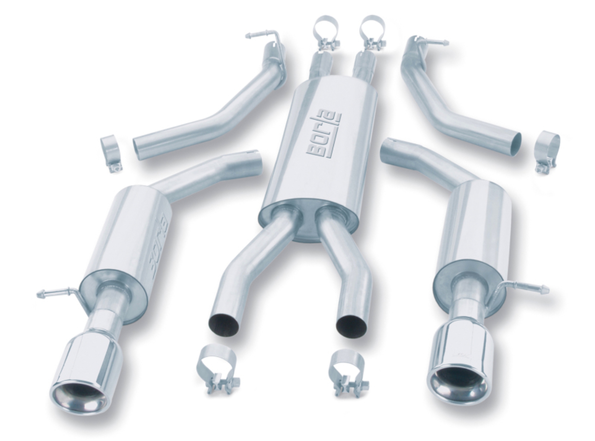 Picture of Borla 03 Thunderbird 3.9L V8 AT RWD 2 DR Catback Exhaust