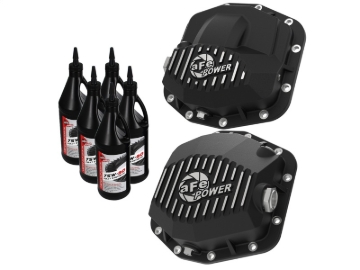 Picture of aFe Pro Series Front and Rear Diff Cover Kit w/ Oil 2018+ Jeep Wrangler (JL) V6 3.6L (Dana M220)
