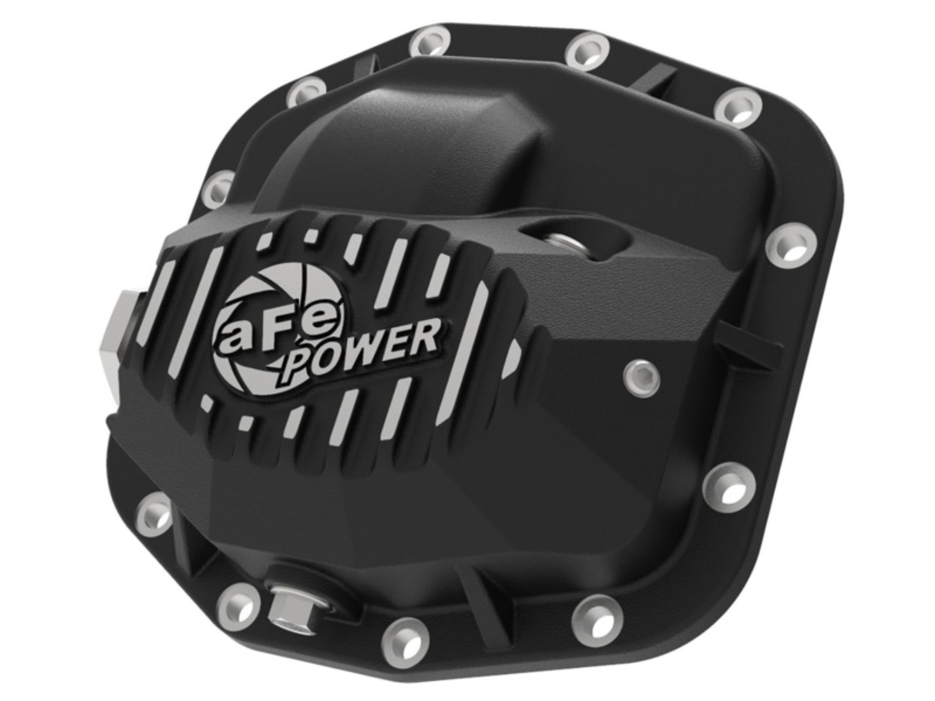 Picture of aFe Pro Series Front Differential Cover Black 2018+ Jeep Wrangler (JL) V6 3.6L (Dana M186)