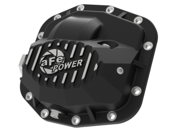 Picture of aFe Pro Series Front Differential Cover Black 2018+ Jeep Wrangler (JL) V6 3.6L (Dana M186)