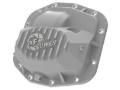 Picture of aFe Street Series Front Differential Cover Raw 2018+ Jeep Wrangler (JL) V6 3.6L (Dana M186)