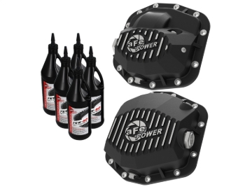Picture of aFe Pro Series Front/Rear Diff Cover Kit w/ Oil 2018+ Jeep Wrangler (JL) 2018 3.6L (Dana M186/M220)