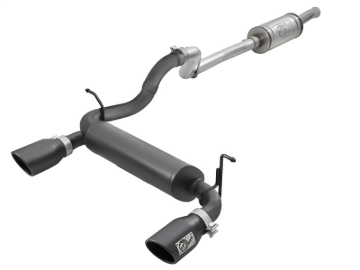 Picture of aFe Rebel Series 2.5in 409 SS Cat-Back Exhaust System w/ Black Tips Jeep Wrangler (JL) 2018 V6 3.6L
