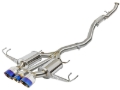 Picture of aFe Takeda 3in 304 SS Cat-Back Exhaust w/ Blue Flame Tips 2017+ Honda Civic Type R I4 2.0L (t)