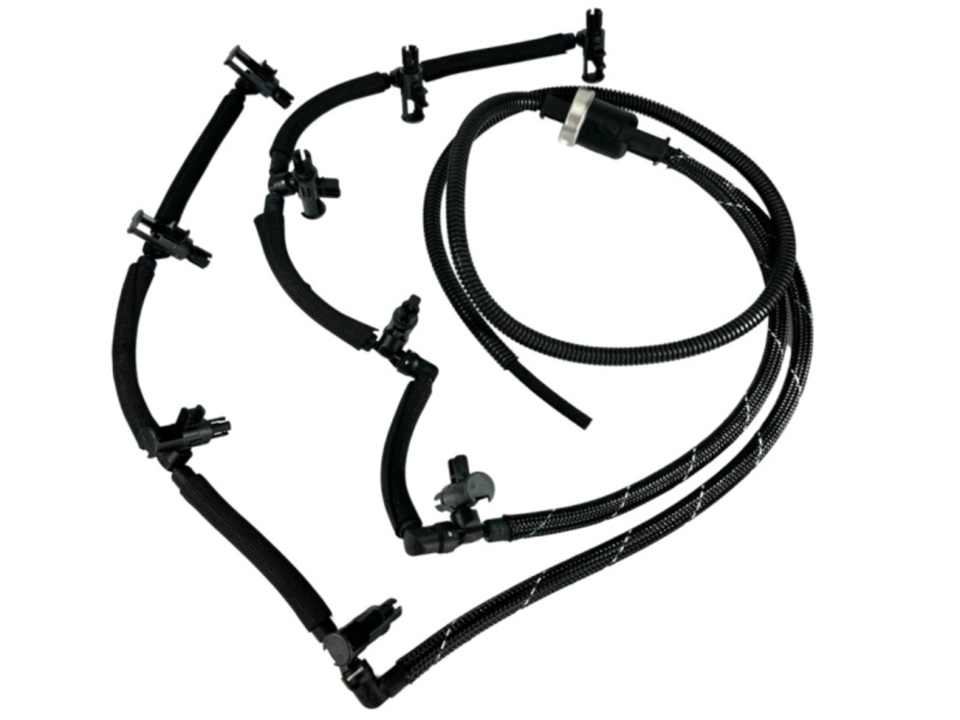 Picture of Exergy 11-16 Chevrolet Duramax 6.6L LML Injector Leak Rail Assembly