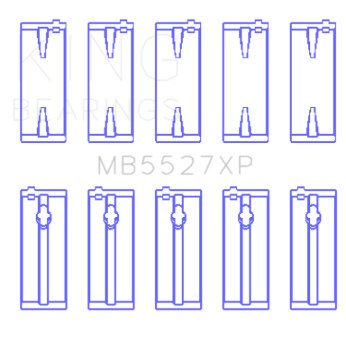 Picture of King Engine Bearings Toyota 4AGE/4AGZE 16V 1.6L (Size .026) Performance Main Bearing Set