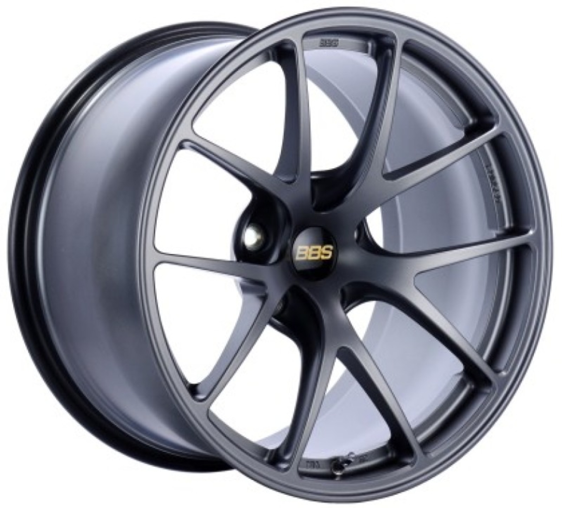Picture of BBS RI-A 18x9.5 5x120 ET23 Matte Gray Wheel -82mm PFS/Clip Required