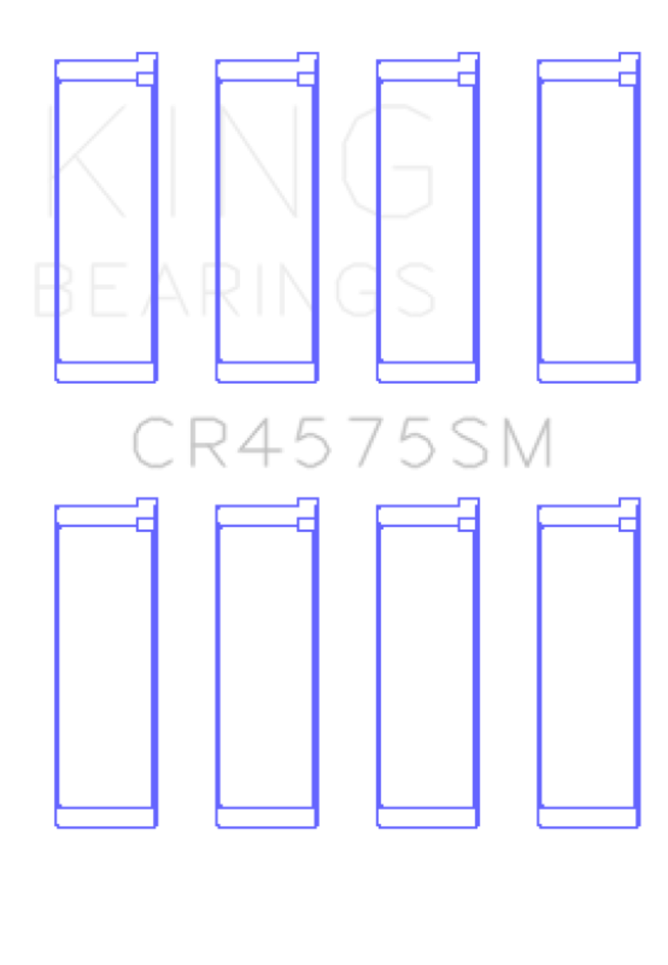 Picture of King Engine Bearings Hyundai i30 G4FC (Size +.75mm) Connecting Rod Bearing Set
