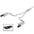 Picture of Ford Racing 2018+ Mustang 2.3L EcoBoost Cat-Back Extreme Exhaust System w/ Black Chrome Tips