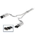 Picture of Ford Racing 2018+ Mustang GT 5.0L Cat-Back Extreme Exhaust System w/ Quad Black Chrome Tips
