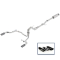 Picture of Ford Racing 15-18 F-150 5.0L Cat-Back Extreme Exhaust System Rear Exit w/ Carbon Fiber Tips