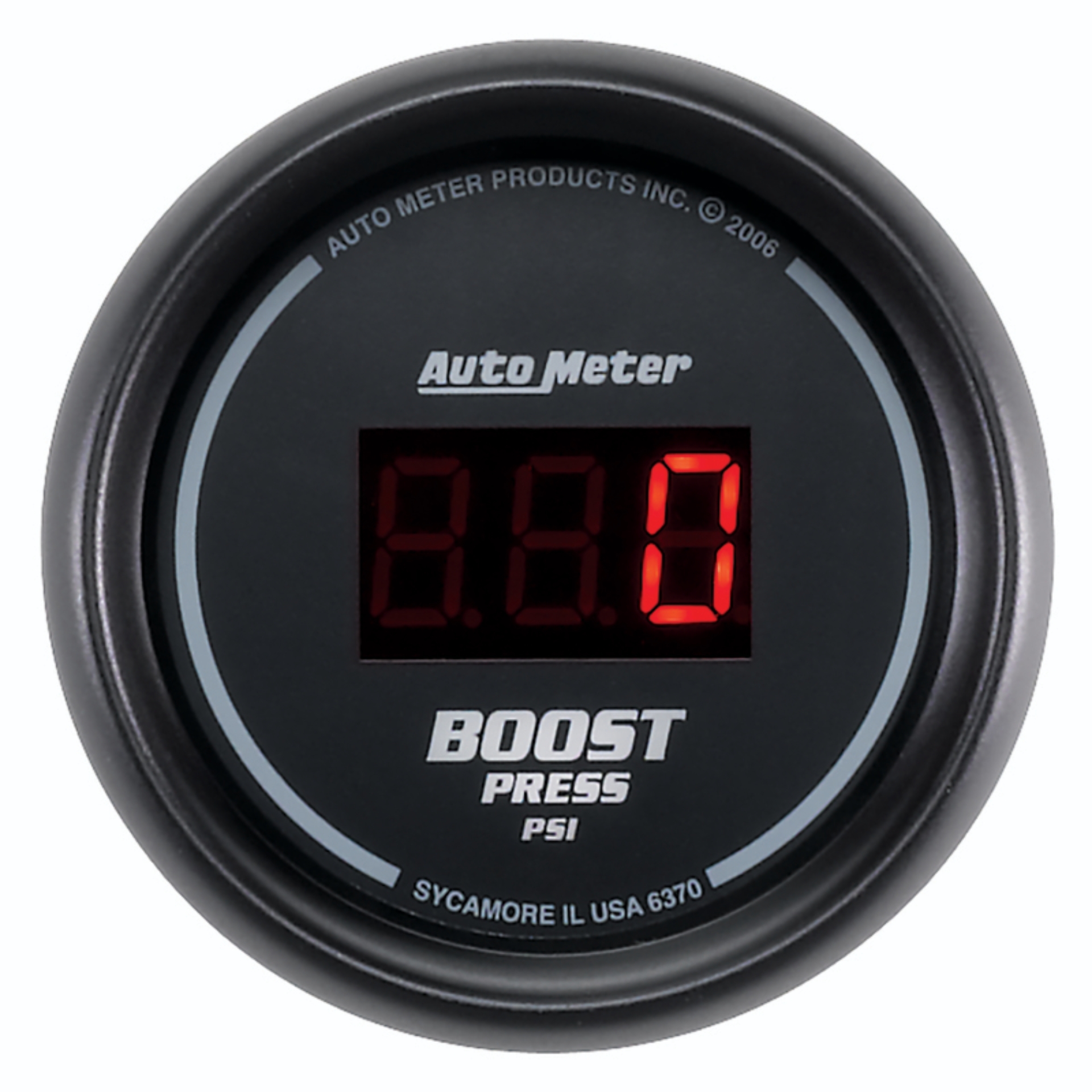 Picture of Autometer SportComp 52mm Digital 0-60 PSI Boost Gauge