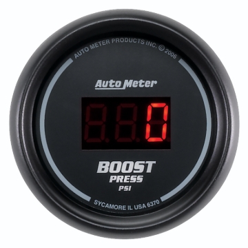 Picture of Autometer SportComp 52mm Digital 0-60 PSI Boost Gauge