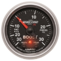 Picture of Autometer Sport-Comp II 52mm 30 IN HG / 30 PSI Electronic Boost/Vacuum Gauge