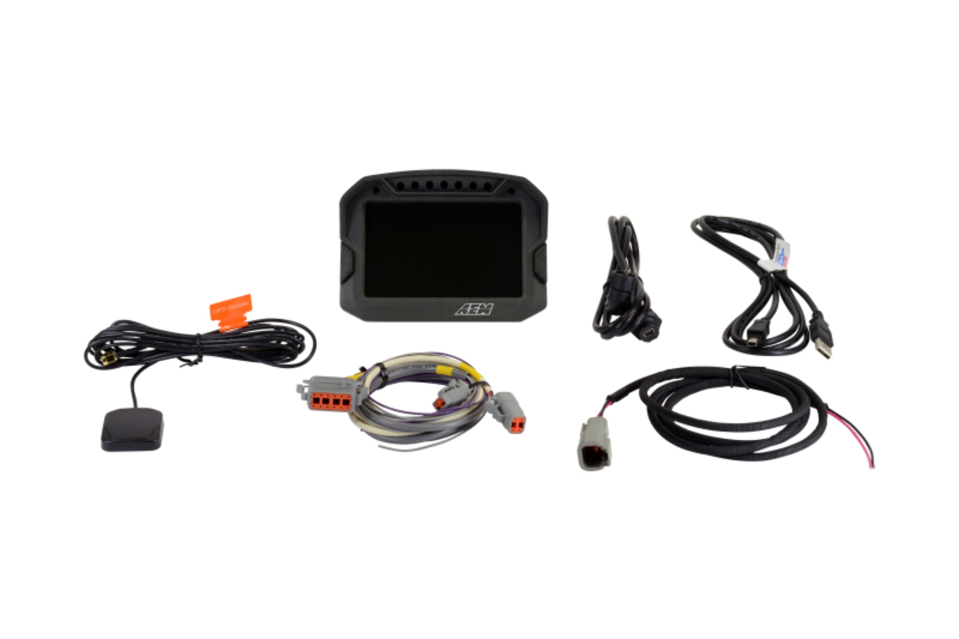 Picture of AEM CD-5LG Carbon Logging Digital Dash Display w/ Internal 10Hz GPS & Antenna