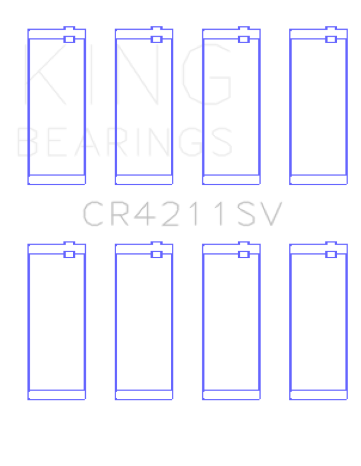 Picture of King Engine Bearings 99-07 BMW M47 D20 Connecting Rod Bearing Set