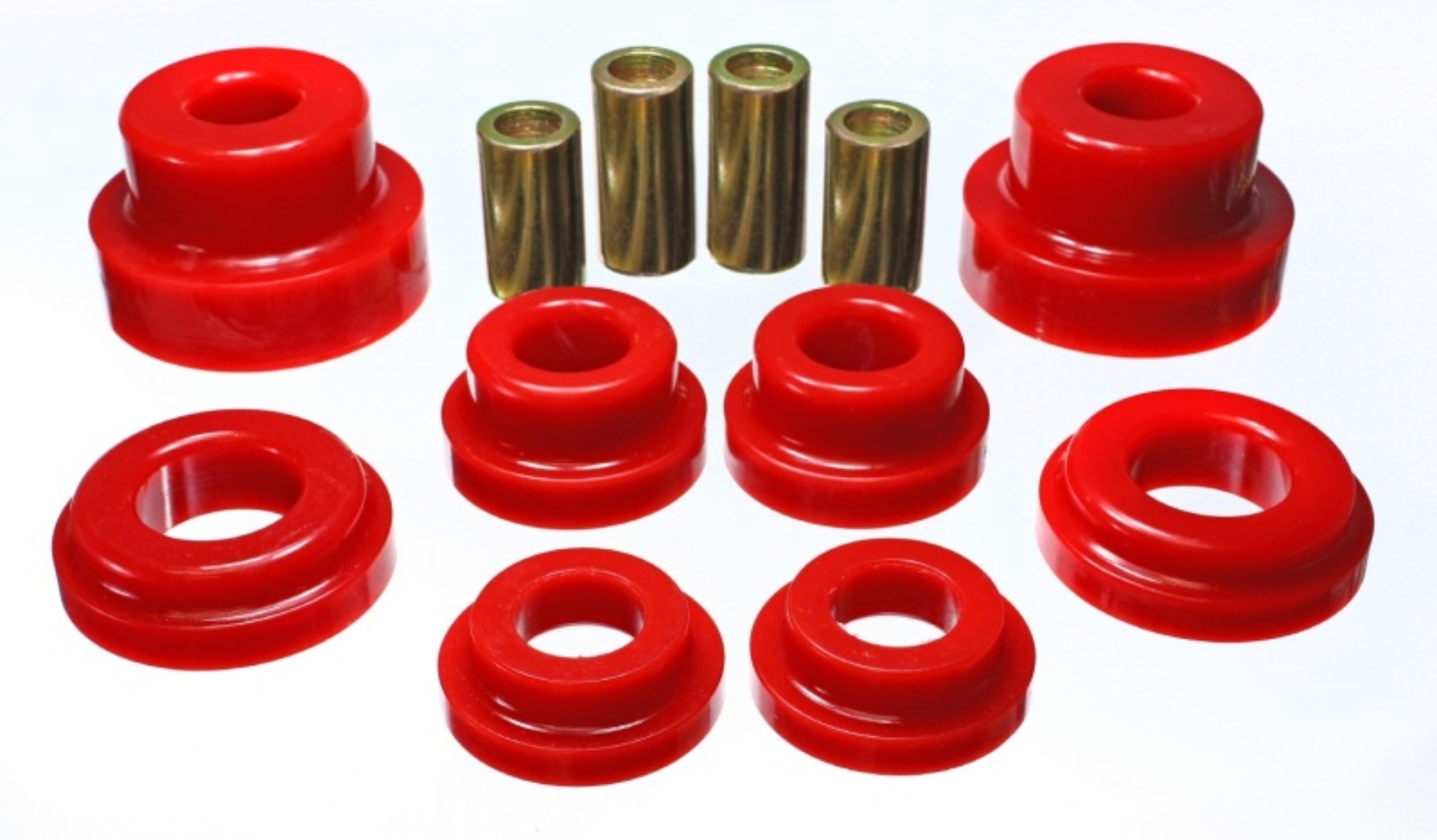 Picture of Energy Suspension ES Subframe Bushings-Red Bushing Kits - 3.4169R