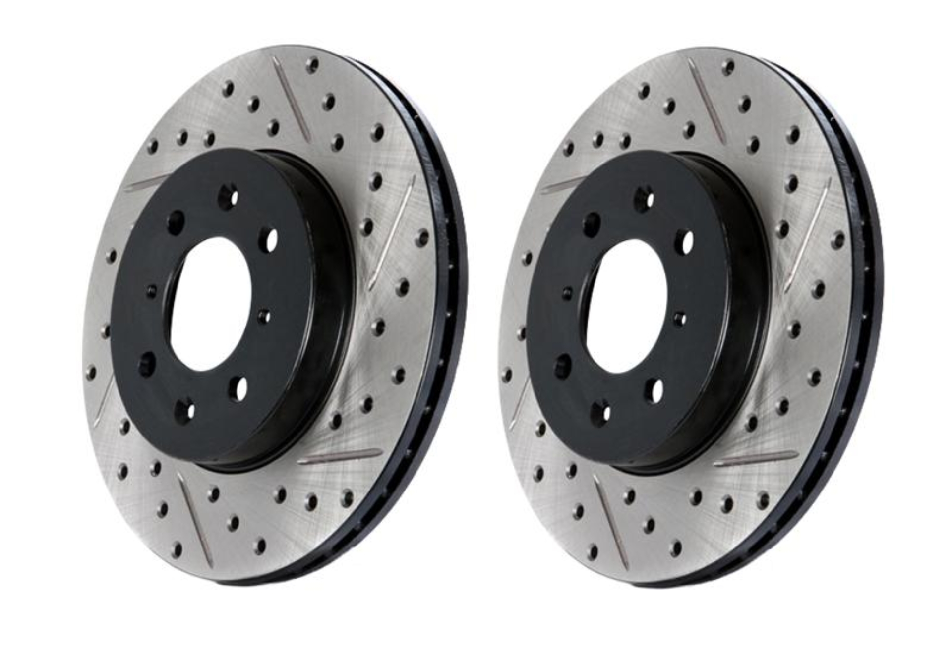 Picture of Sport Drilled & Slotted Brake Rotor; Rear Left