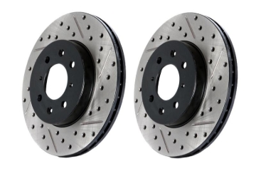 Picture of Sport Drilled & Slotted Brake Rotor; Rear Left