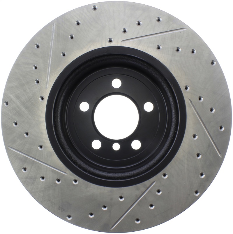 Picture of Sport Drilled & Slotted Brake Rotor; Front Left