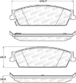 Picture of Street Brake Pads with Shims and Hardware