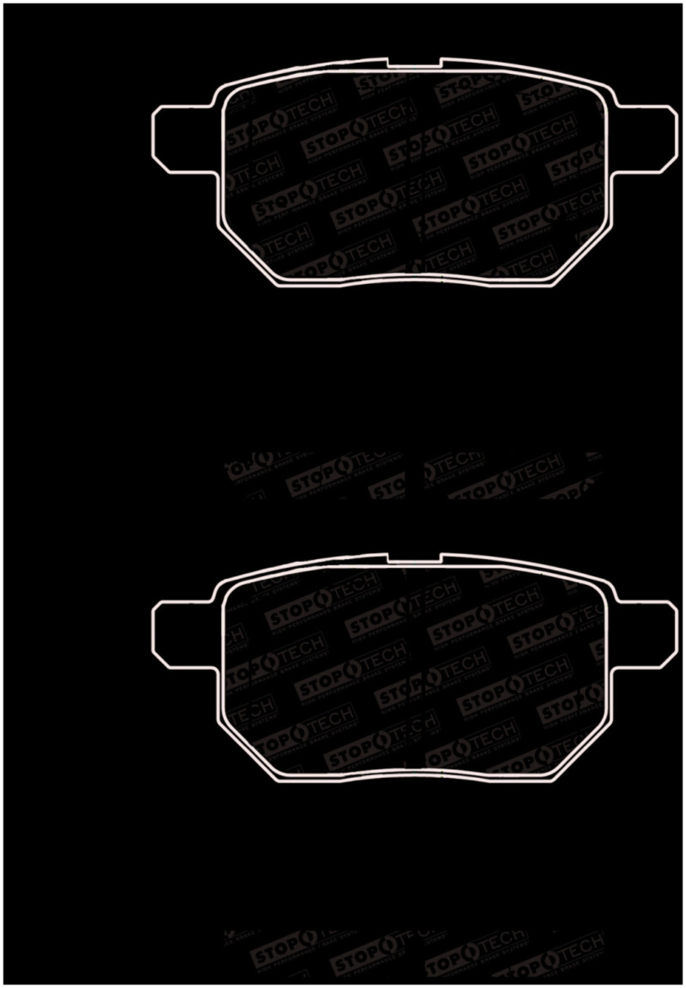 Picture of Street Brake Pads with Shims and Hardware